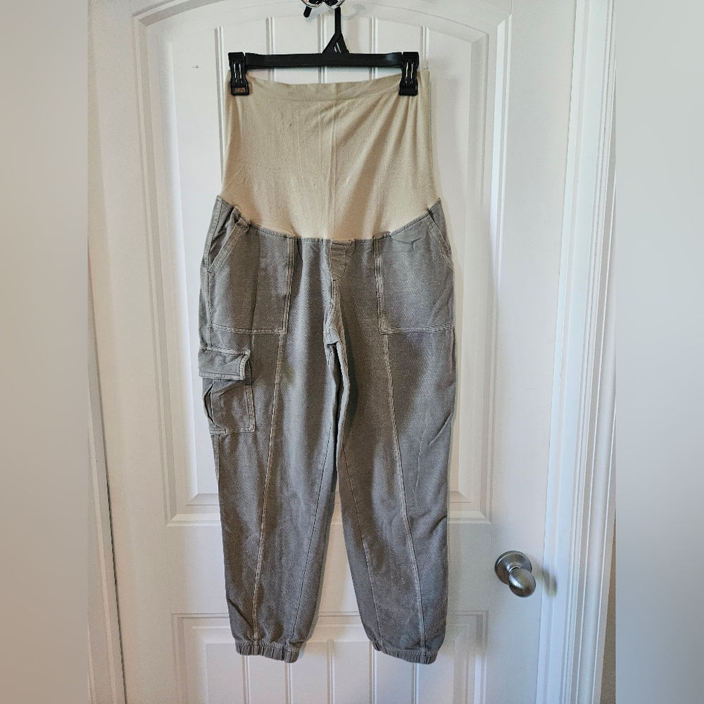 a:glow Olive Maternity Pants